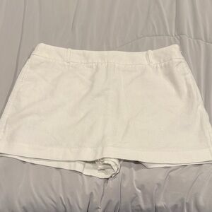 NIA Brand White Linen Skort Size M